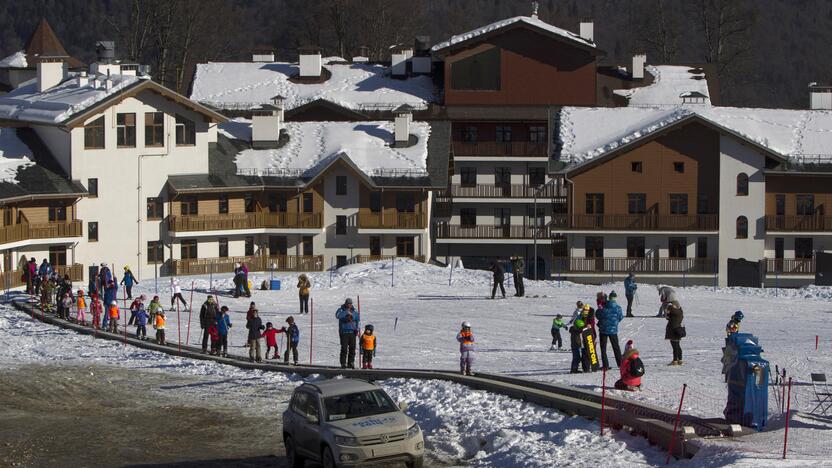 Svečiai: Sočio olimpiniuose kaimeliuose gyventojų vis daugėja.