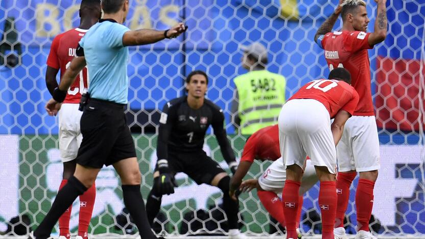 Pasaulio futbolo čempionato aštuntfinalis: Švedija – Šveicarija 1:0