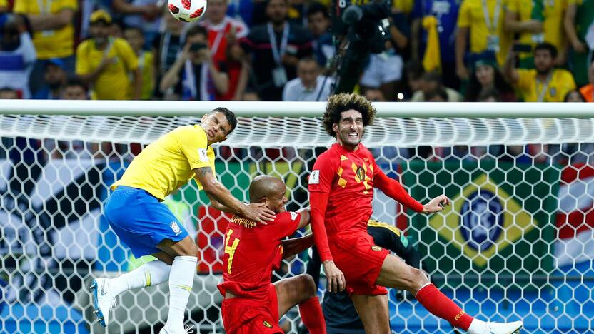 Pasaulio futbolo čempionato ketvirtfinalis: Belgija – Brazilija 2:1