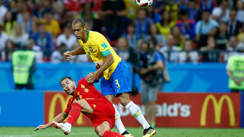 Pasaulio futbolo čempionato ketvirtfinalis: Belgija – Brazilija 2:1