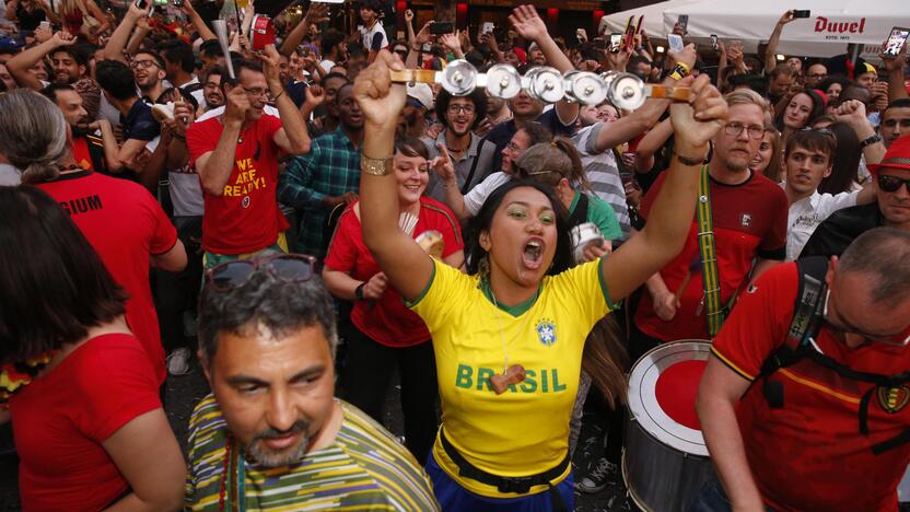 Pasaulio futbolo čempionato ketvirtfinalis: Belgija – Brazilija 2:1