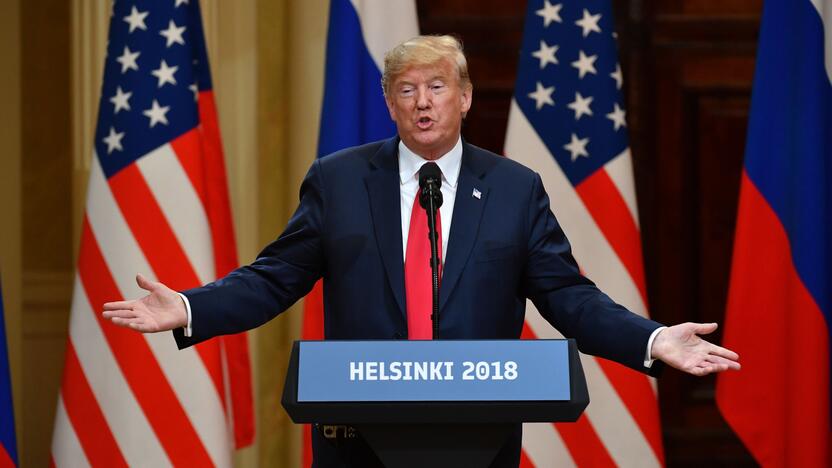 D. Trumpo ir V. Putino derybos Helsinkyje