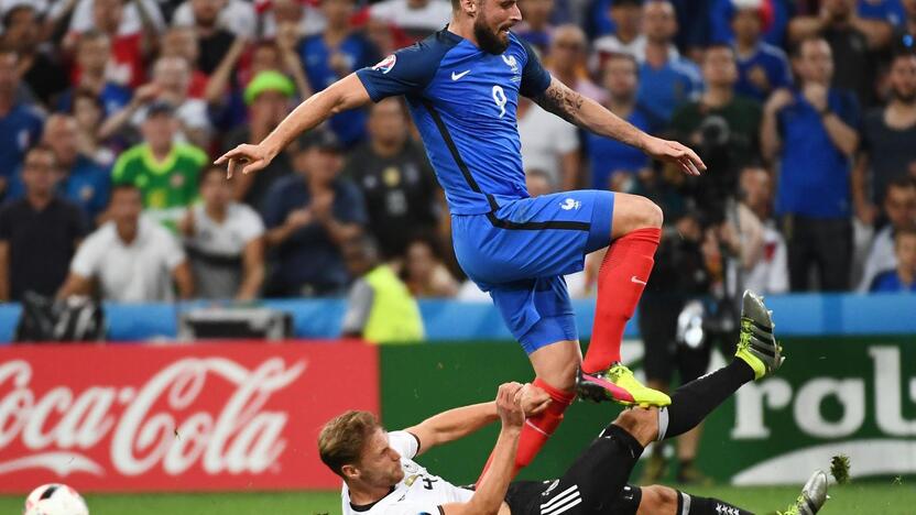 Euro 2016: Prancūzija - Vokietija 2:0