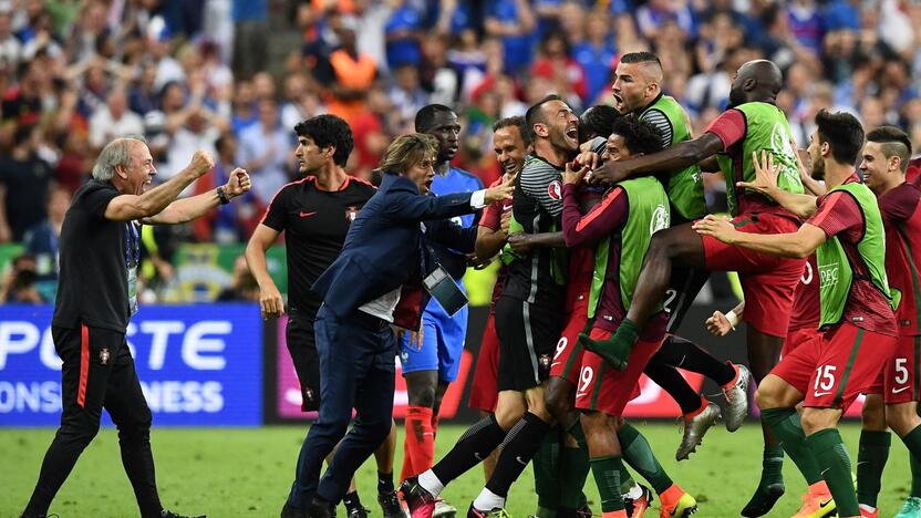 Euro 2016 finalas: Portugalija-Prancūzija 1:0