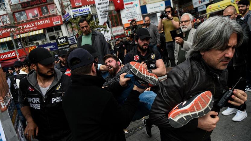 Tarptautinės darbo dienos protestai pasaulyje