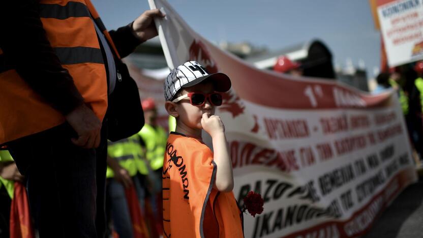 Tarptautinės darbo dienos protestai pasaulyje