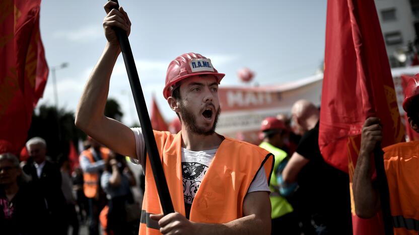 Tarptautinės darbo dienos protestai pasaulyje