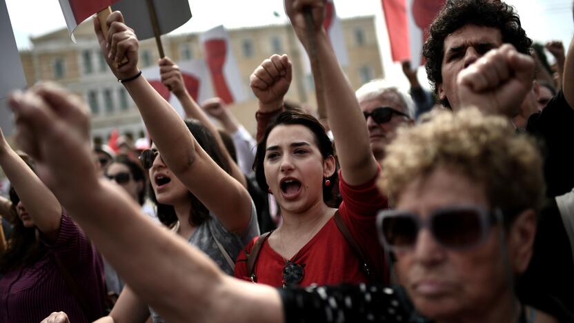 Tarptautinės darbo dienos protestai pasaulyje