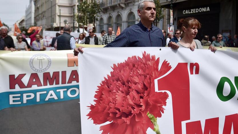 Tarptautinės darbo dienos protestai pasaulyje