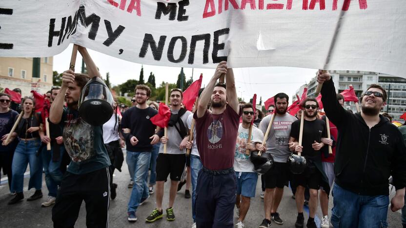 Tarptautinės darbo dienos protestai pasaulyje