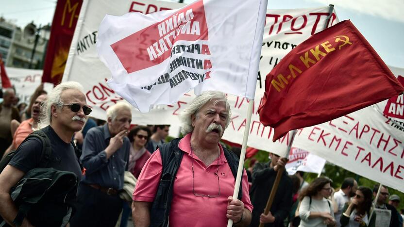 Tarptautinės darbo dienos protestai pasaulyje