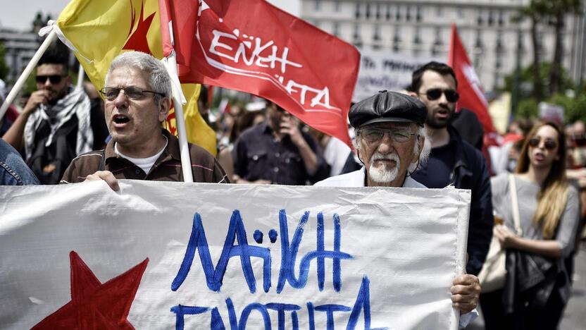 Tarptautinės darbo dienos protestai pasaulyje