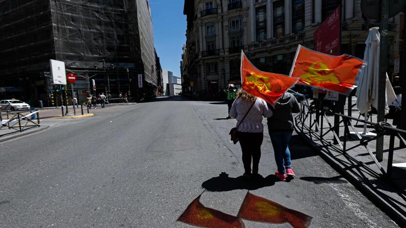 Tarptautinės darbo dienos protestai pasaulyje