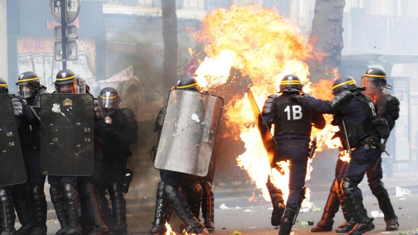 Tarptautinės darbo dienos protestai pasaulyje