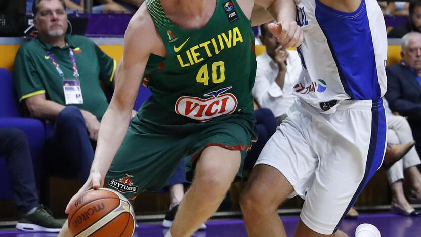 Europos krepšinio čempionatas: Lietuva - Izraelis 88:73