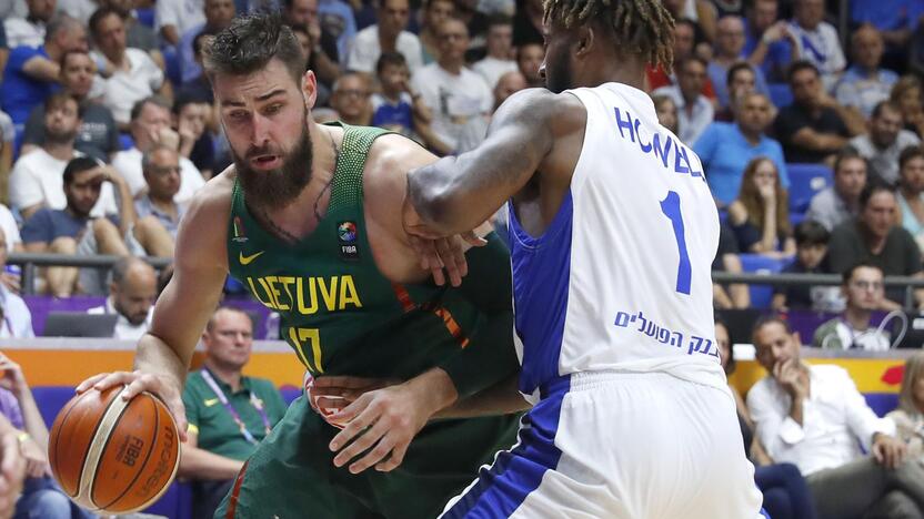 Europos krepšinio čempionatas: Lietuva - Izraelis 88:73