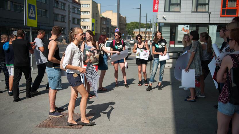 Vištų gynėjų protestas Kaune