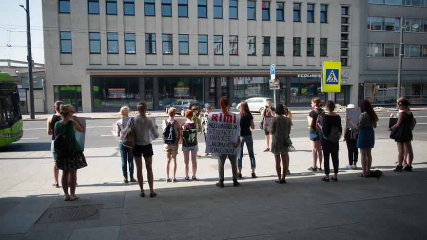 Vištų gynėjų protestas Kaune