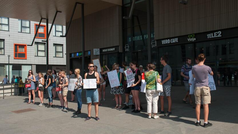 Vištų gynėjų protestas Kaune