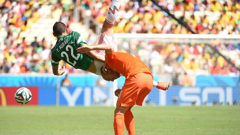 Pasaulio futbolo čempionatas: Meksika - Nyderlandai