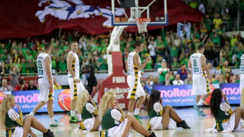 Europos krepšinio čempionatas: Lietuva - Ukraina 69:68