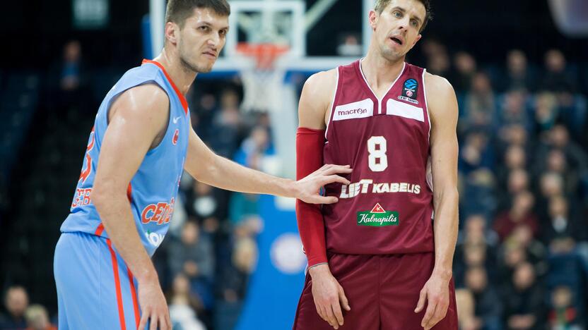 Europos taurė: "Lietkabelis" - "Cedevita" 68:69