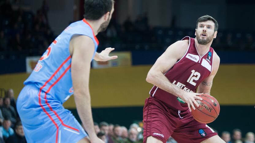 Europos taurė: "Lietkabelis" - "Cedevita" 68:69