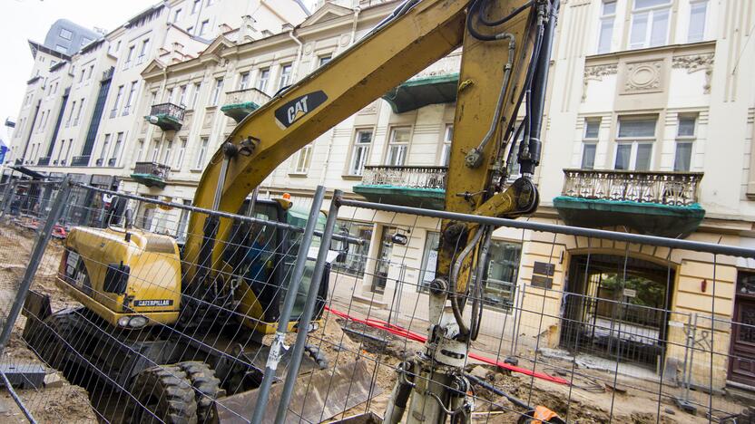 Vilniaus centre tvarkoma ne viena gatvė