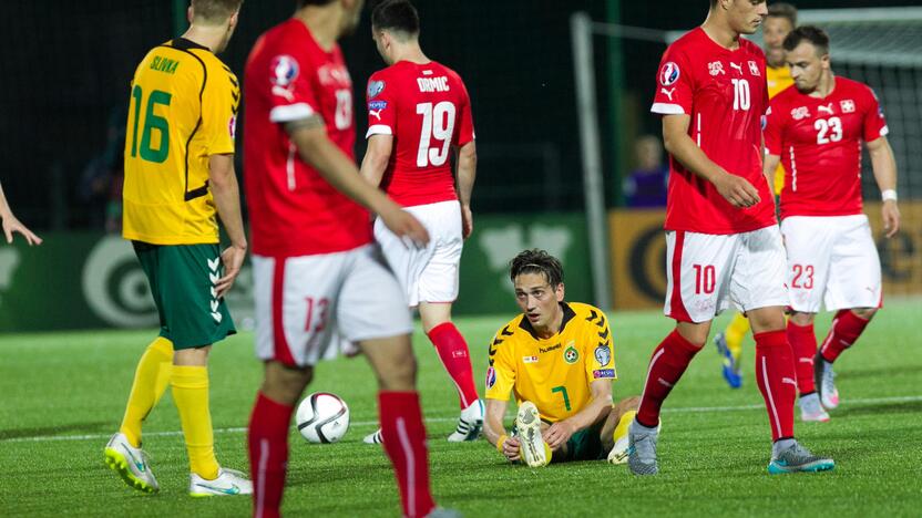 Europos futbolo čempionato atranka: Lietuva - Šveicarija