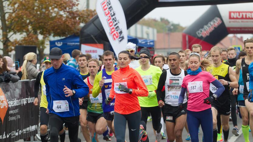 Vilniaus 20 km bėgimas su Ž.Balčiūnaite