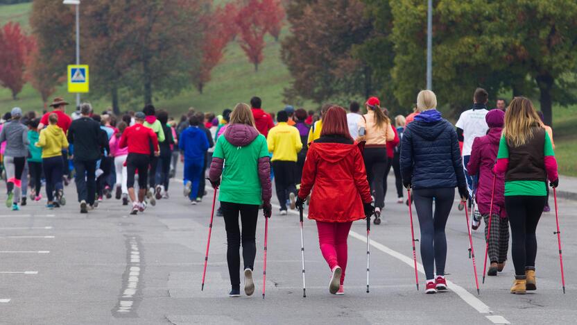 Vilniaus 20 km bėgimas su Ž.Balčiūnaite