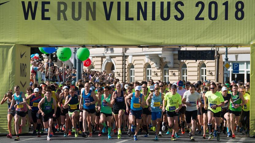 Vilniaus pusmaratonio bėgimas „We Run Vilnius“