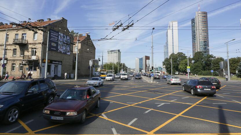 Naujas sankryžų ženklinimas sostinėje