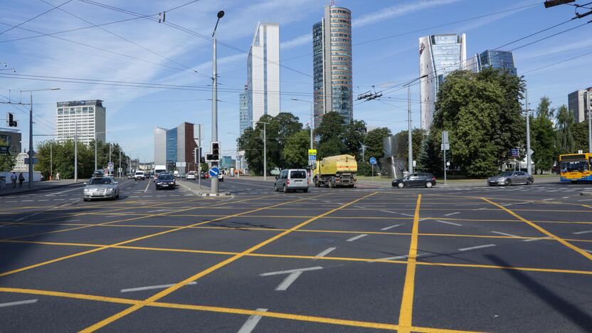 Naujas sankryžų ženklinimas sostinėje