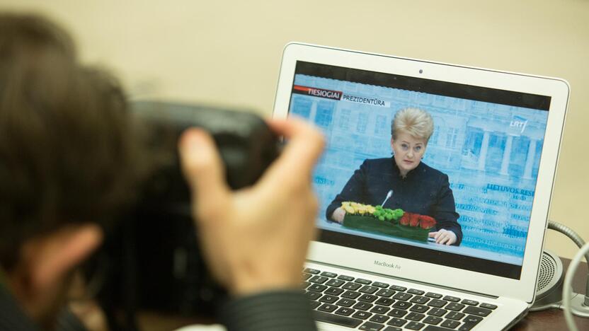 Metinė prezidentės spaudos konferencija