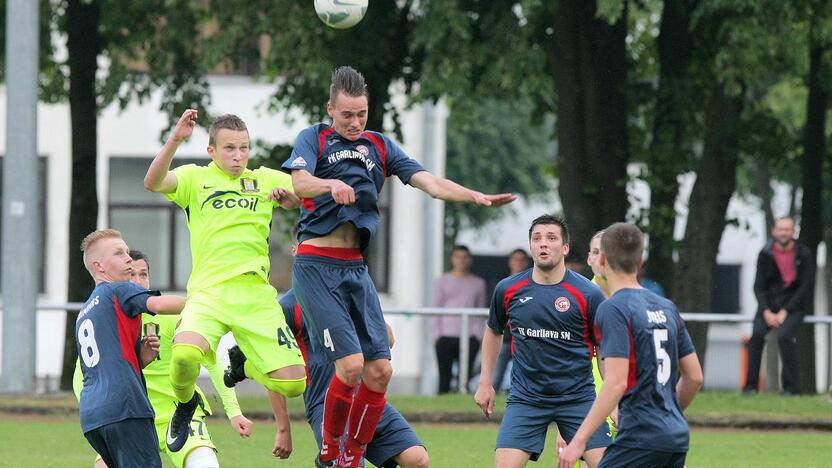 LFF taurė: „Garliava“ – „Trakai“ 0:8