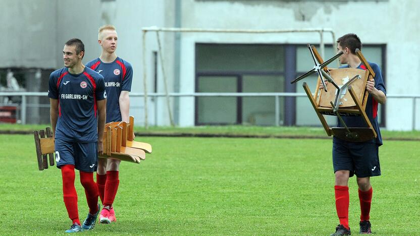 LFF taurė: „Garliava“ – „Trakai“ 0:8