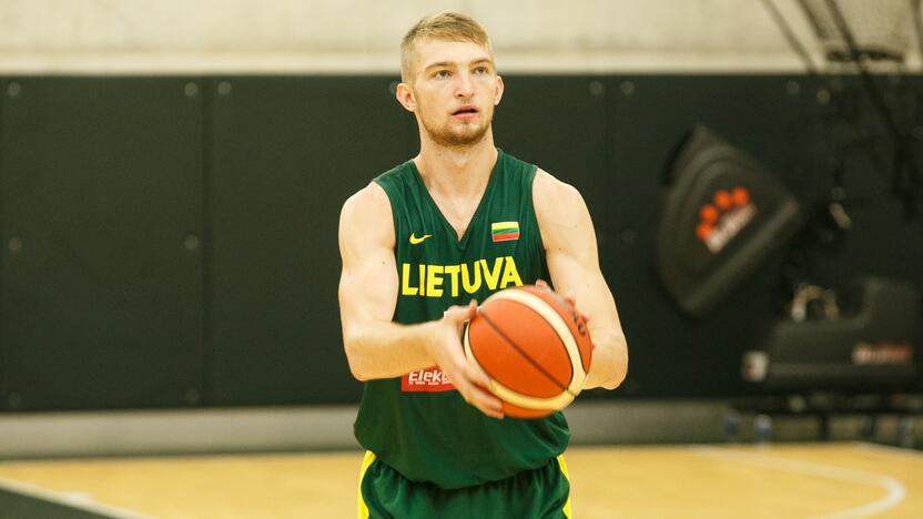 Lietuvos krepšinio rinktinės naujokas Domantas Sabonis