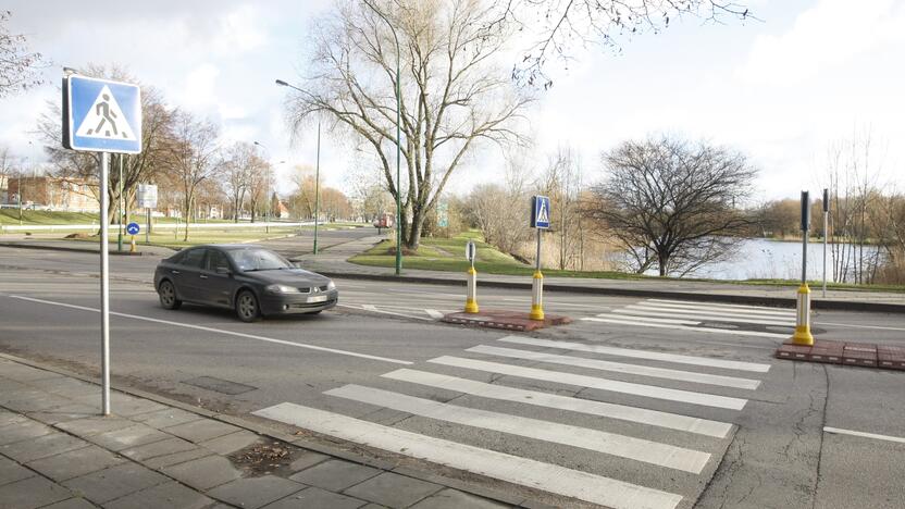 Atgaivino: prieš kurį laiką Bangų gatvėje panaikinta perėja vėl atnaujinta.