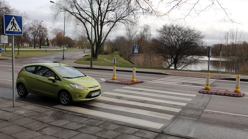 Priemonės: prie kai kurių perėjų ketinama įrengti apšvietimą, saugumo salelių.