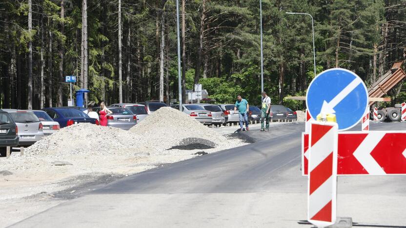 Tempas: Karklės kelyje darbai vyks visu pajėgumu.