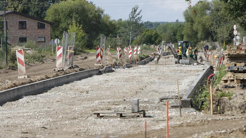 Darbai: pirmojo etapo metu bus rekonstruotos Akmenų, Debesų, Smėlio ir dalis Vėjo gatvės.