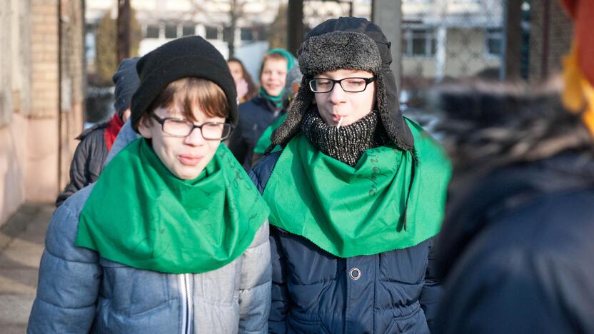 Gimnazistų sveikinimai Lietuvai