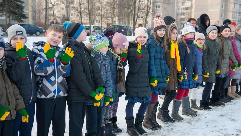 Gimnazistų sveikinimai Lietuvai