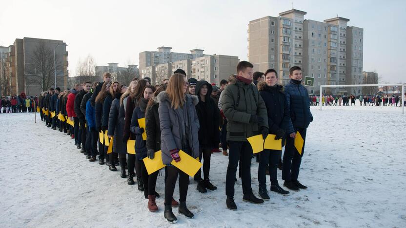 Gimnazistų sveikinimai Lietuvai