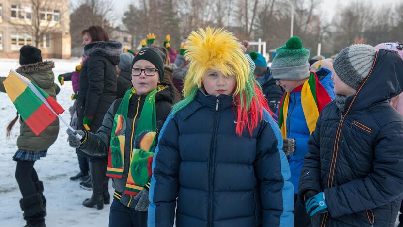 Gimnazistų sveikinimai Lietuvai