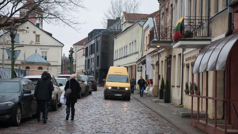 Kryptis: M.Valančiaus gatvėje bus galima važiuoti tik nuo Šv.Gertrūdos gatvės Rotušės aikštės link.