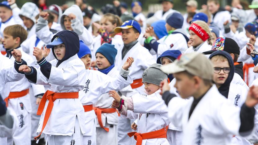 Karatė egzaminas Palangos oro uoste