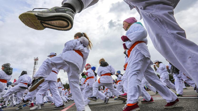 Karatė egzaminas Palangos oro uoste