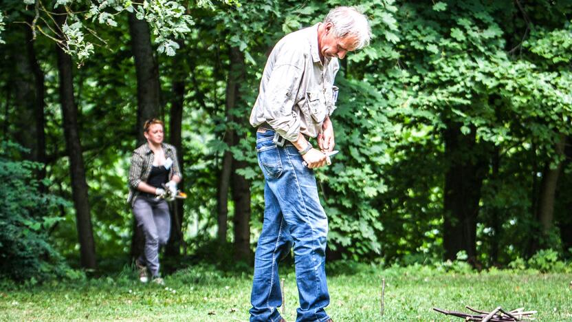 Landart meno kūrimas Raudondvario dvaro parke